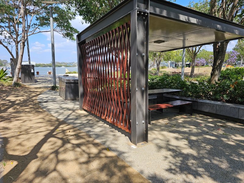NORTHSHORE RIVERSIDE PARK BBQ Area