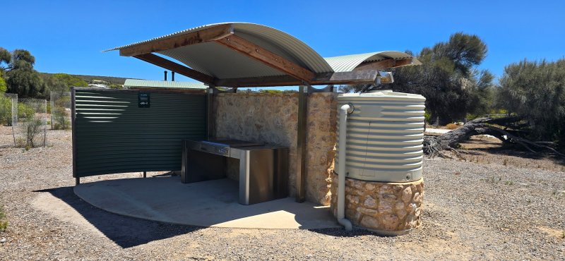 STENHOUSE BAY HALL BBQ Area