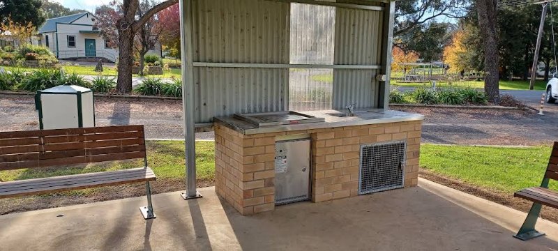 CARGO VILLAGE GREEN BBQ Area