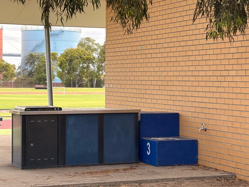 NEWPORT PARK ATHLETICS TRACK BBQ Area