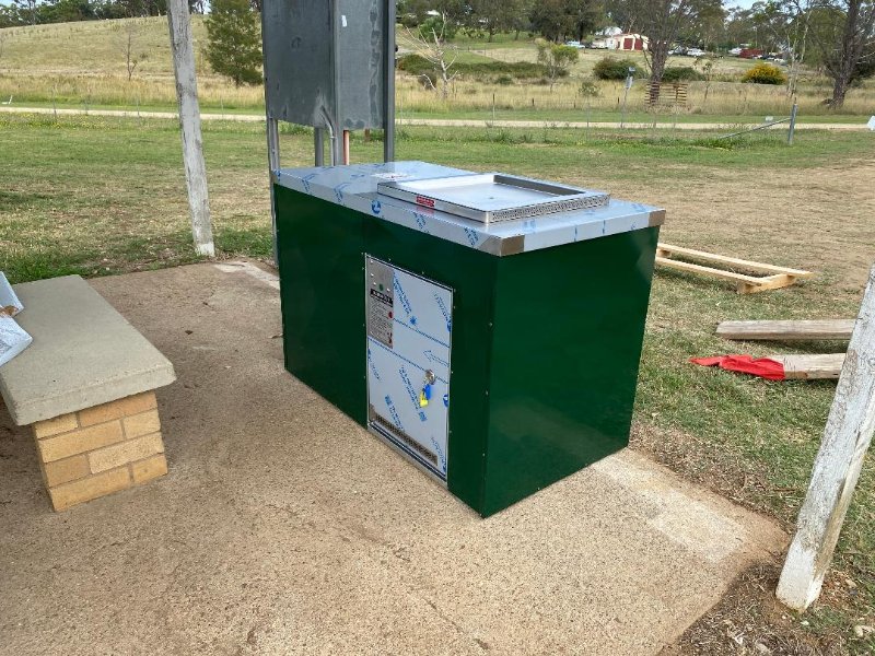BOWNING COMMUNITY HALL GROUNDS BBQ Area