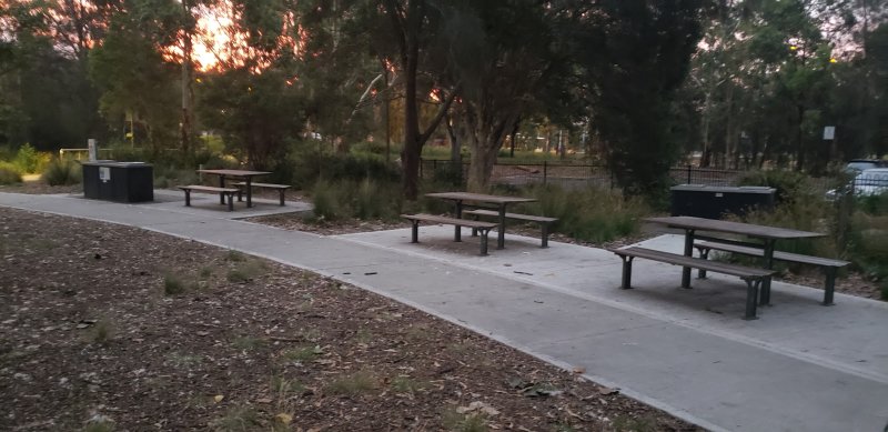 MAHONEY MEMORIAL PARK BBQ Area