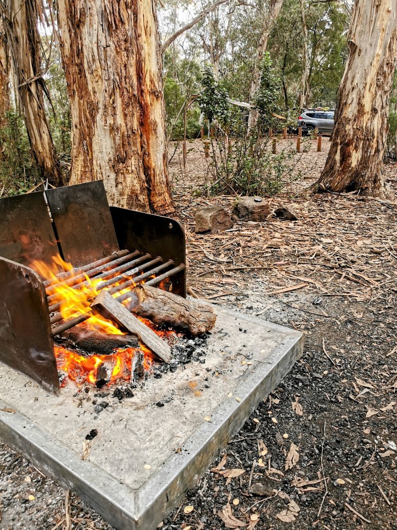 DAWSONS SPRING CAMPGROUND BBQ Area