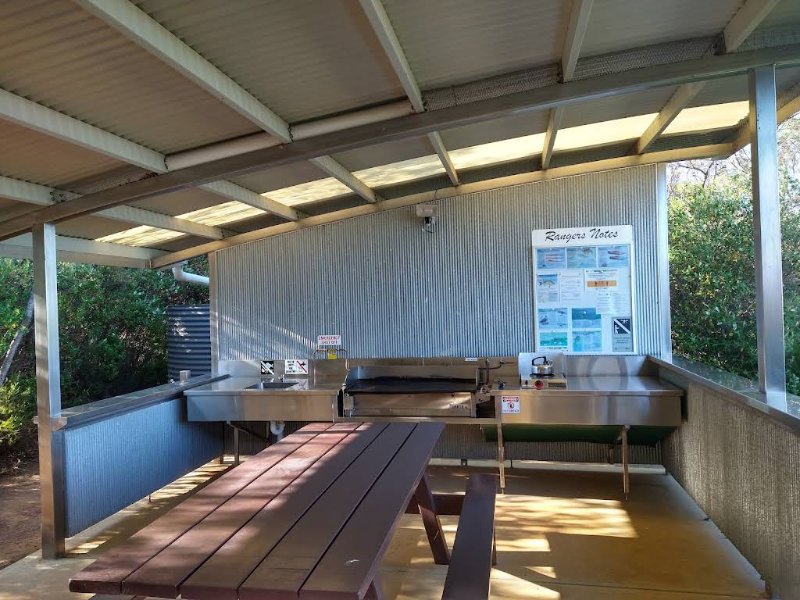 STOKES INLET CAMPING BBQ Area