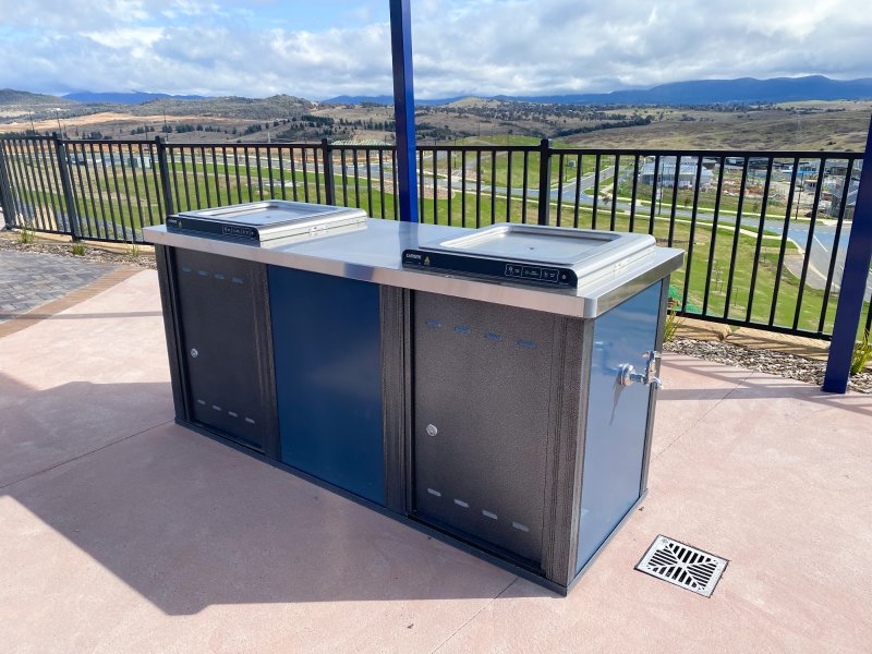 BLUE POLES PARK BBQ Area
