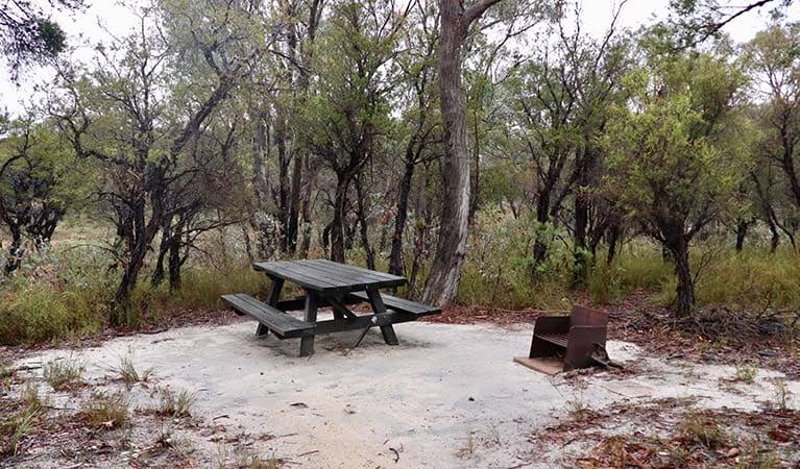 MYSTERY FACE PICNIC AREA BBQ Area