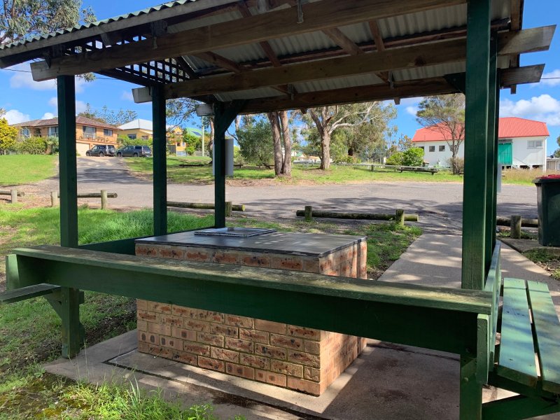 GEORGE BASS PARK BBQ Area