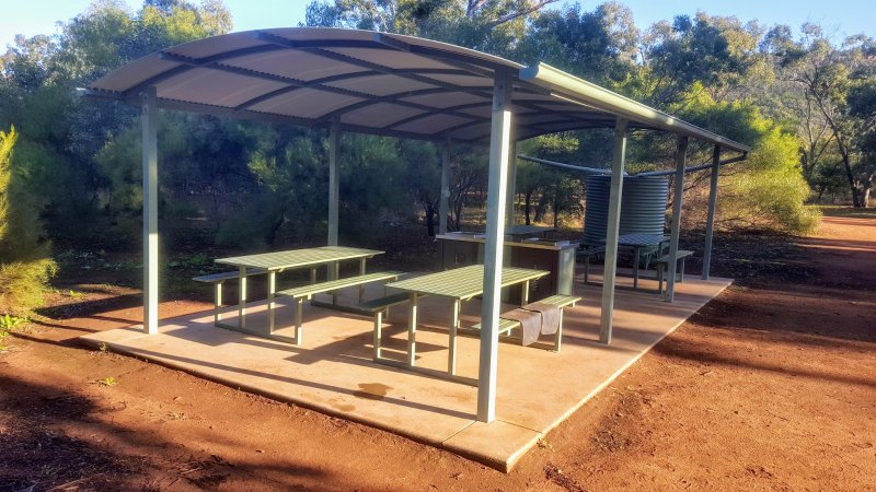 WOOLSHED FLAT CAMPGROUND BBQ Area