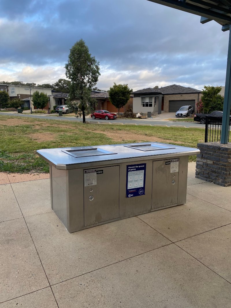 LINEAR PARK PLAYGROUND BBQ Area