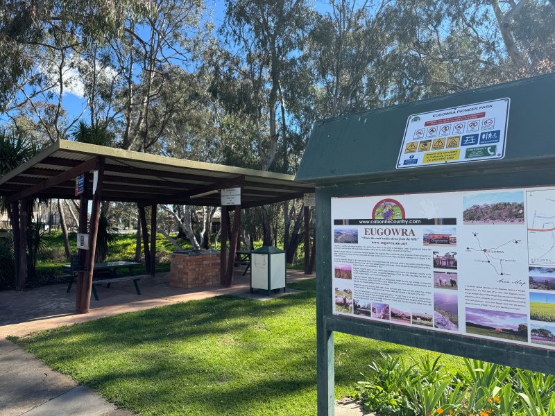 PIONEER PARK EUGOWRA BBQ Area
