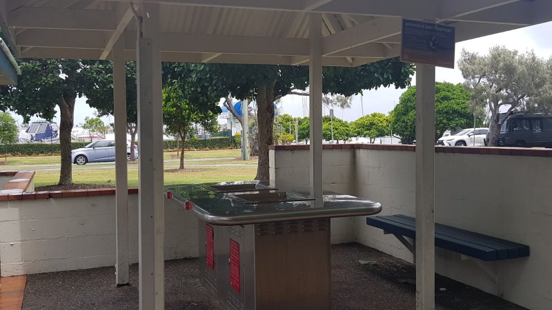 PIRATE SHIP PARK BBQ Area