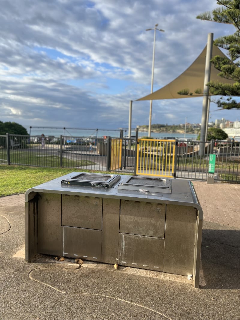Stock photo of Public BBQ in BONDI BEACH PARK
