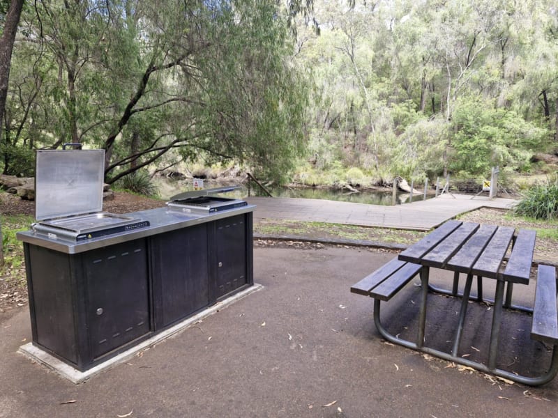 HONEYMOON POOL CAMPGROUND BBQ Area