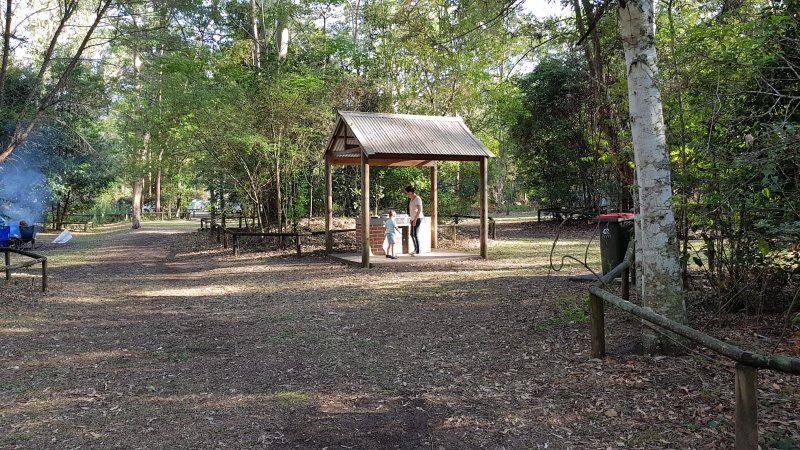 MILL CREEK CAMPGROUND BBQ Area