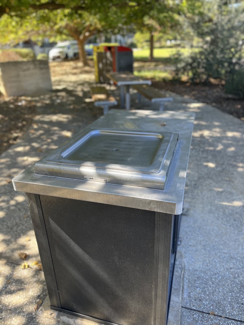 Stock photo of Public BBQ in BARROW PARK