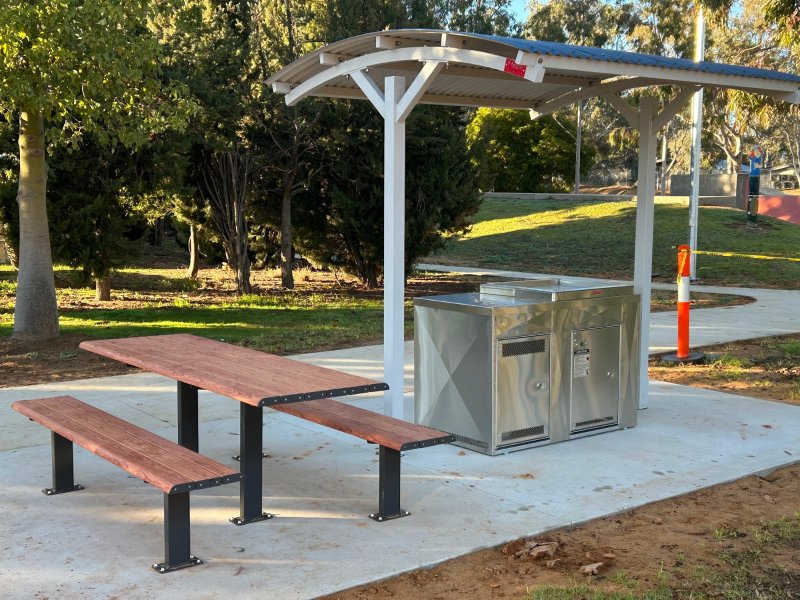 GORDON PARK PLAYGROUND BBQ Area
