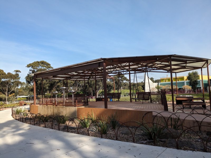 BLENHEIM RESERVE PLAYGROUND BBQ Area
