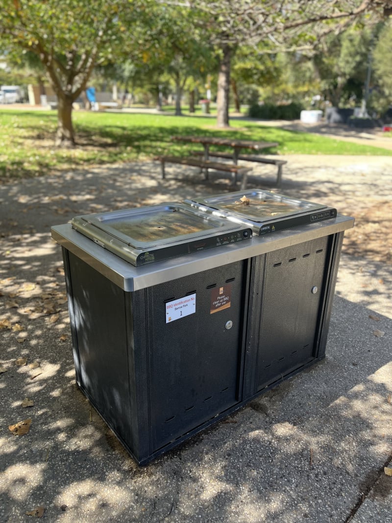 Stock photo of Public BBQ in BARROW PARK