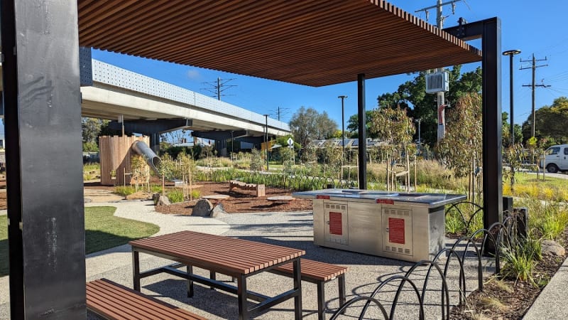 GANDOLFO GARDENS BBQ Area