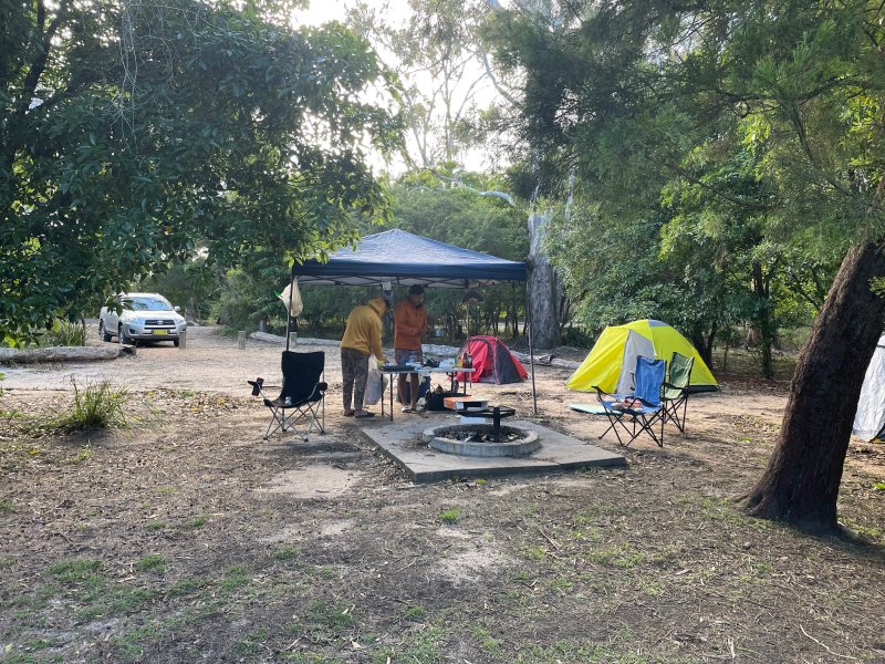 HOBART BEACH CAMPGROUND BBQ Area