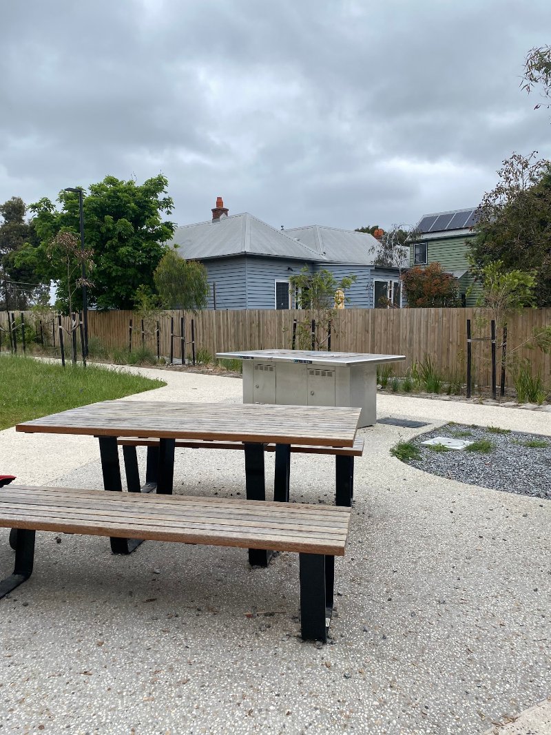 PRESTON CITY OVAL PLAYGROUND BBQ Area