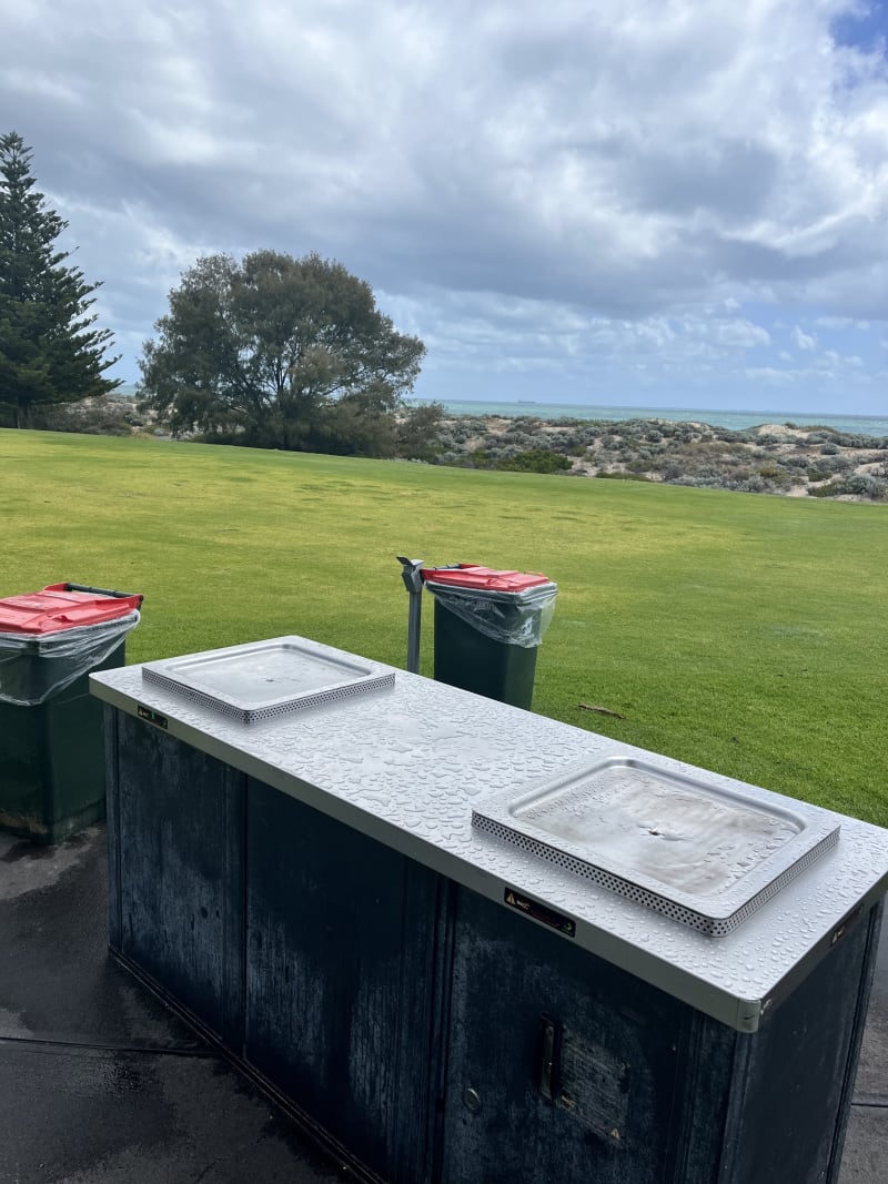 Stock photo of Public BBQ in BRIGHTON BEACH