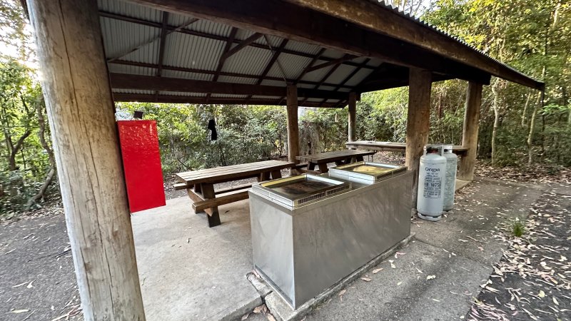 PEBBLY BEACH CAMPGROUND BBQ Area