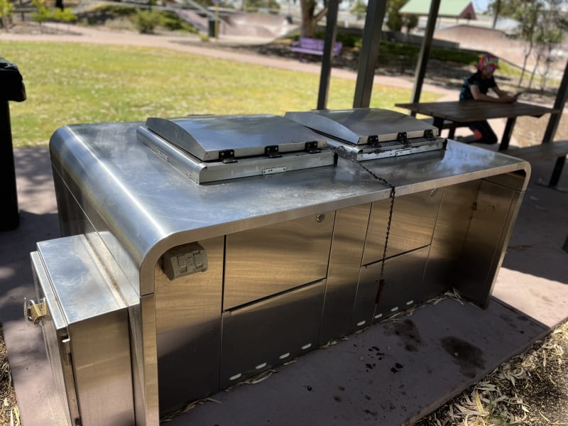 Stock photo of Public BBQ in KELLERBERRIN CENTENARY PARK