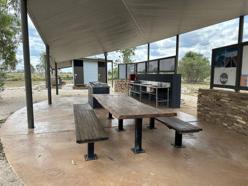 MIMBI CAVES CAMPGROUND BBQ Area