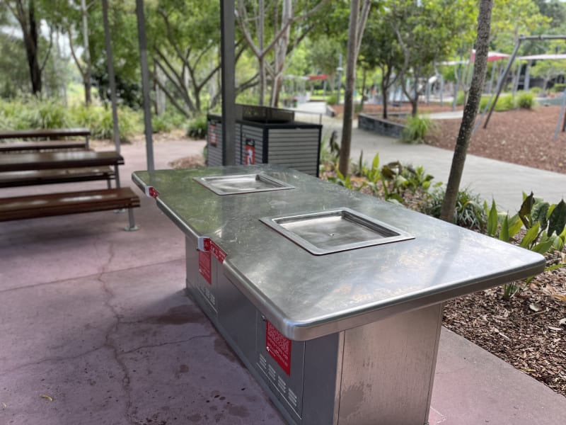 Stock photo of Public BBQ in BOB GAMBLE PARK