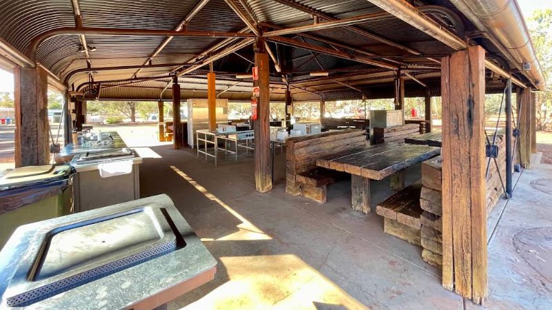 CAMPGROUND KITCHEN BBQ Area