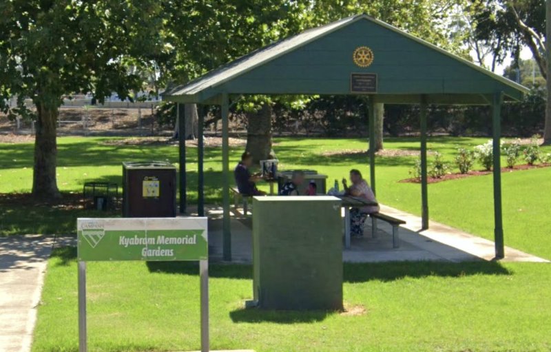 MEMORIAL GARDENS BBQ Area