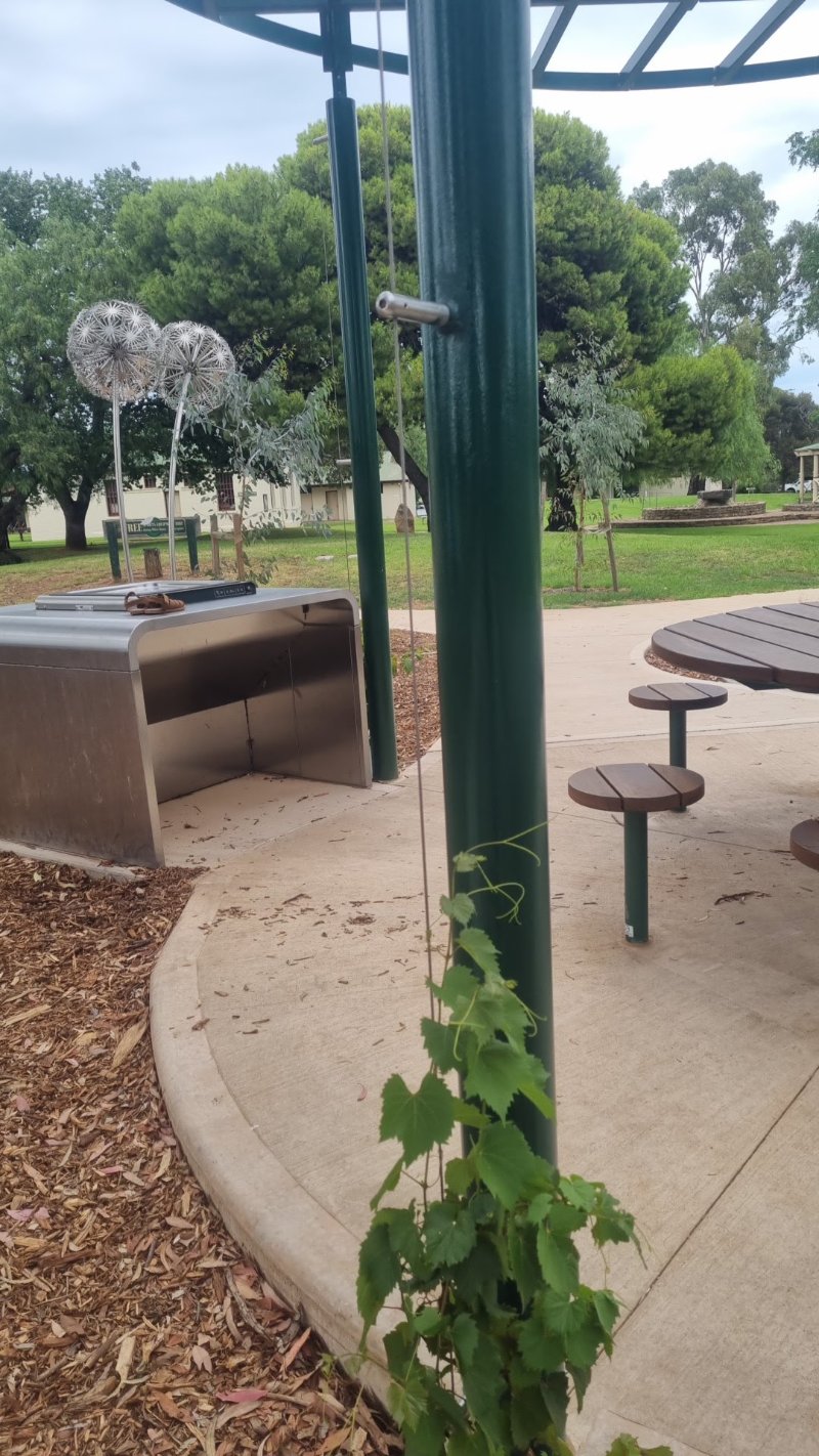 MARIE GREGAN PLAYGROUND BBQ Area