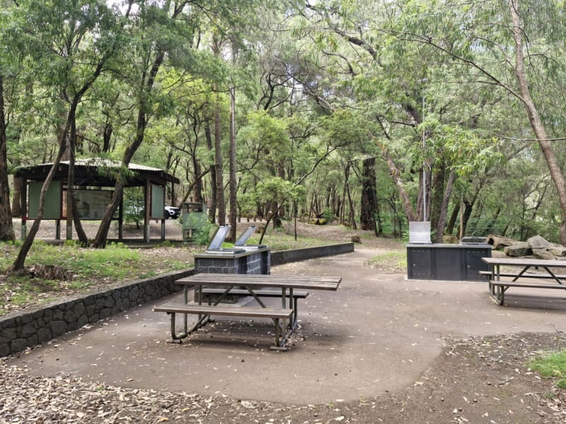 HONEYMOON POOL CAMPGROUND BBQ Area