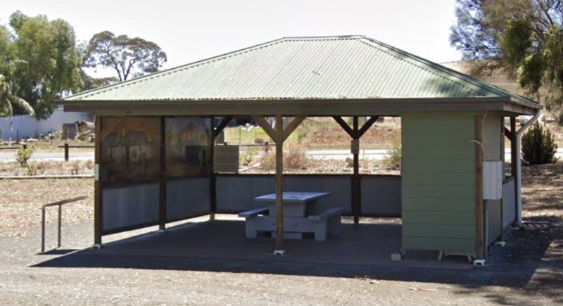RHYNIE MURALS AND PARK GARDENS BBQ Area