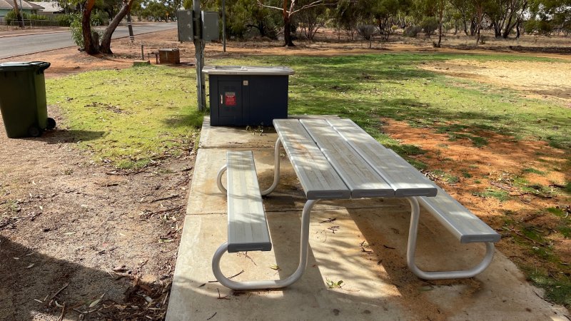 HARRIS PARK PLAYGROUND BBQ Area
