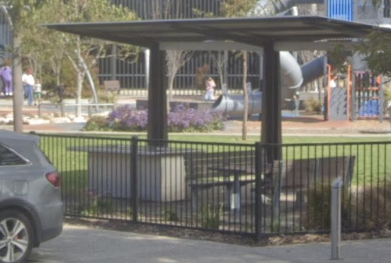 ST CLAIR PLAYGROUND BBQ Area