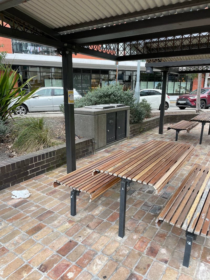 HUDSON STREET PARK BBQ Area