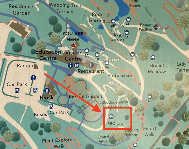 BLUE MOUNTAINS BOTANIC GARDEN BBQ Area