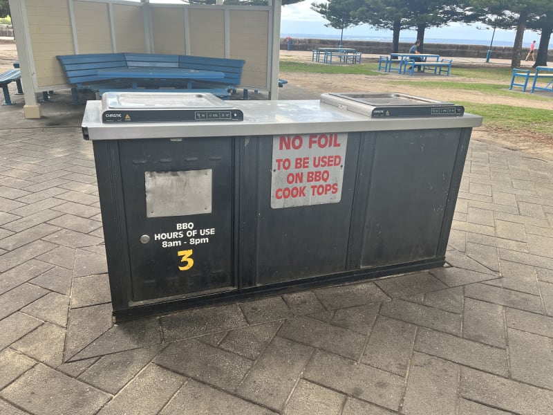 Stock photo of Public BBQ in COOGEE BEACH