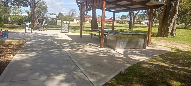 KELLY PARK PLAYGROUND BBQ Area
