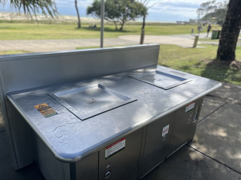 Stock photo of Public BBQ in ROUGHTON PARK