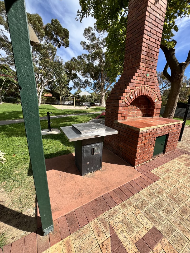 Stock photo of Public BBQ in THREE BEARS PARK