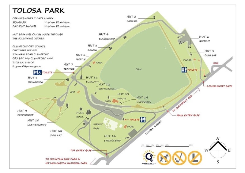 TOLOSA PARK BBQ Area