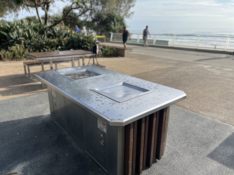 Stock photo of Public BBQ in SURFERS PARADISE ESPLANADE