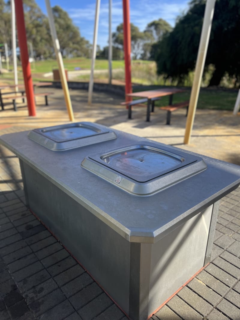 Stock photo of Public BBQ in ROCKINGHAM CITY PARK