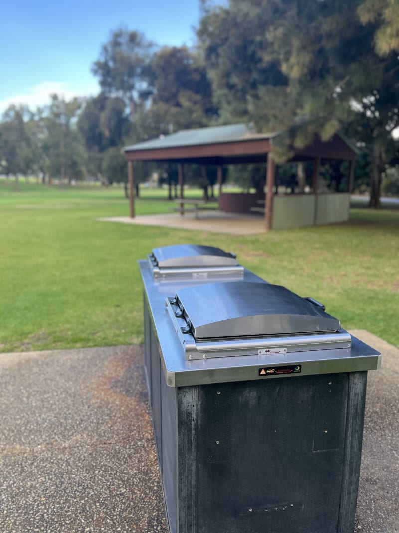 Stock photo of Public BBQ in BURSWOOD PARK