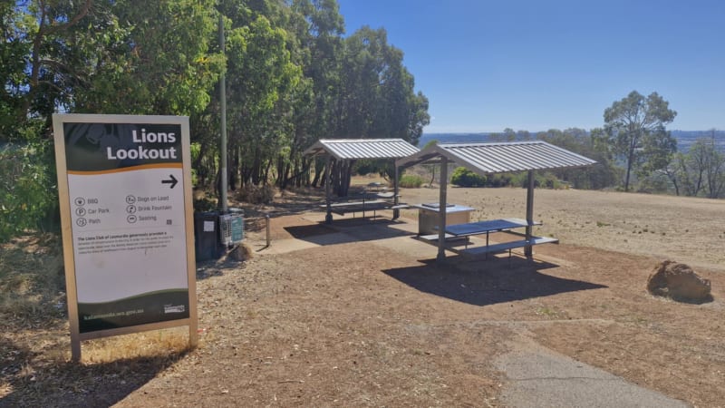 LIONS LOOKOUT BBQ Area