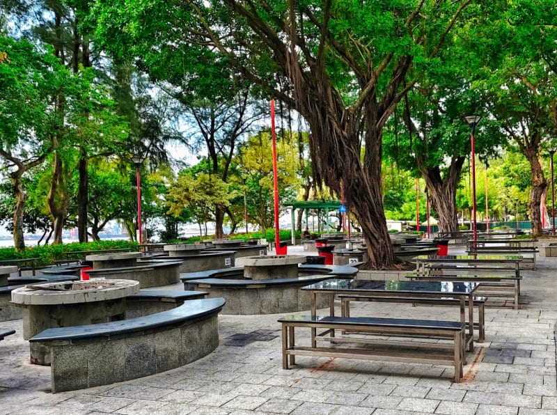 BUTTERFLY BEACH PARK BBQ Area