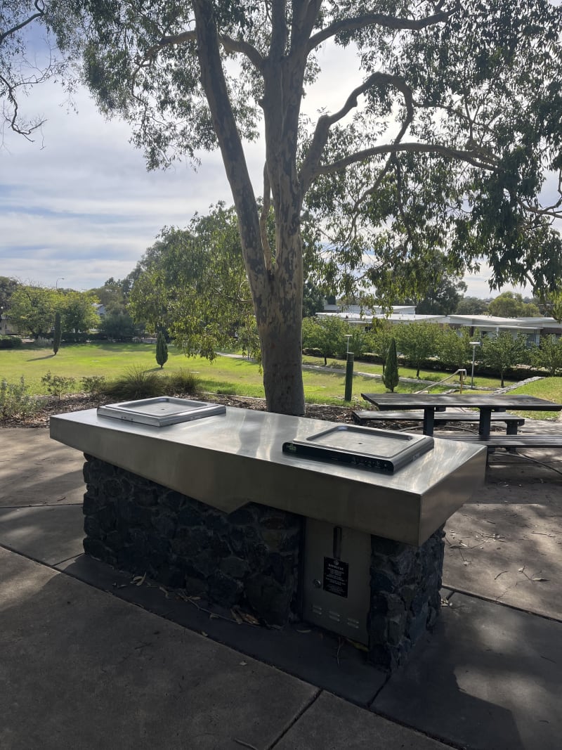 Stock photo of Public BBQ in DOT BENNETT PARK